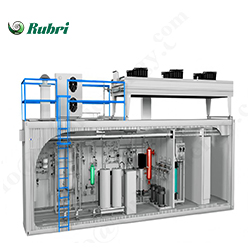 500Nm³/h 2500KW 알칼리수 전기분해 수소 생산 시스템